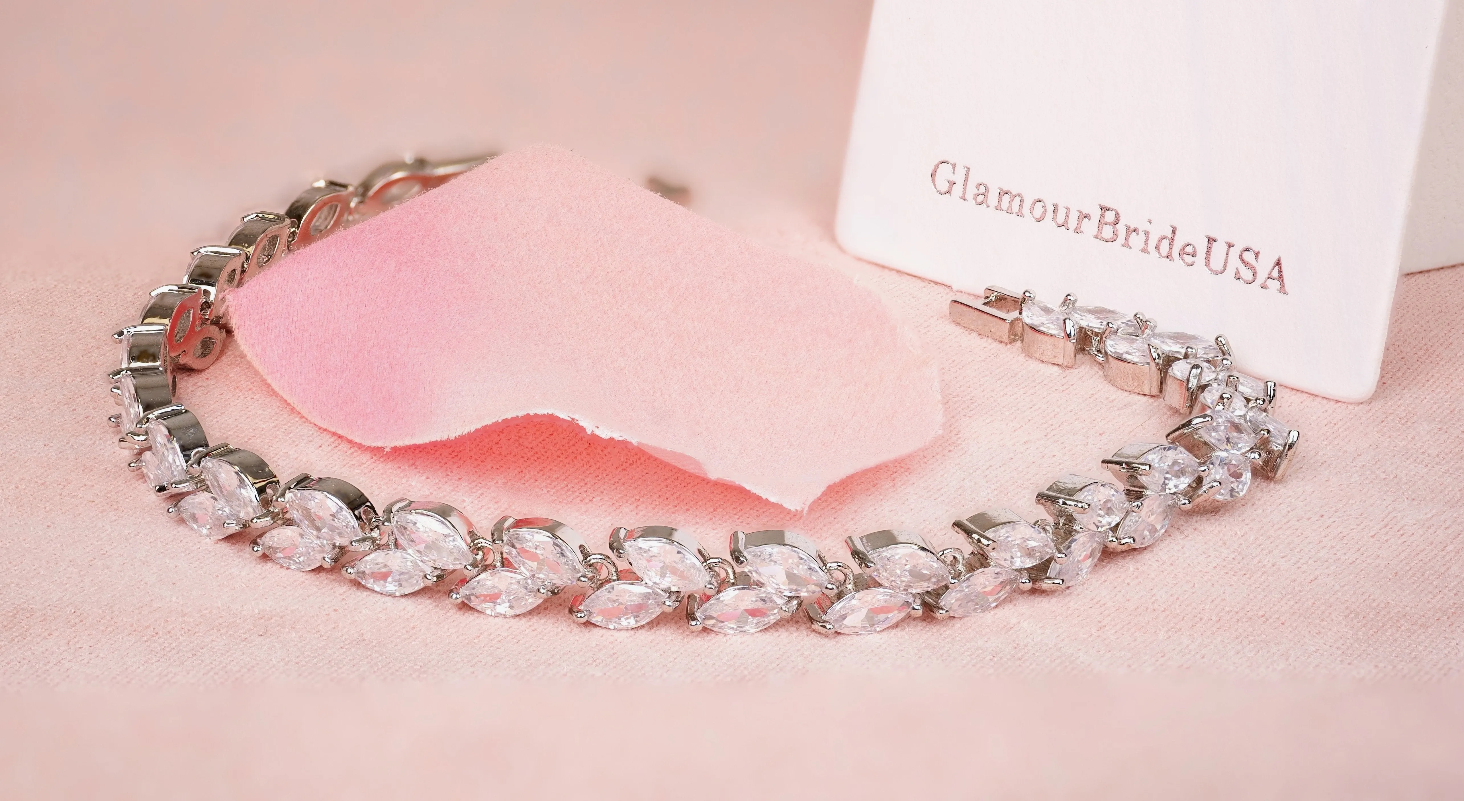 Crystal Blue Tear Drop Earrings - Jessica